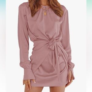 Wrap Tie Cocktail Dress